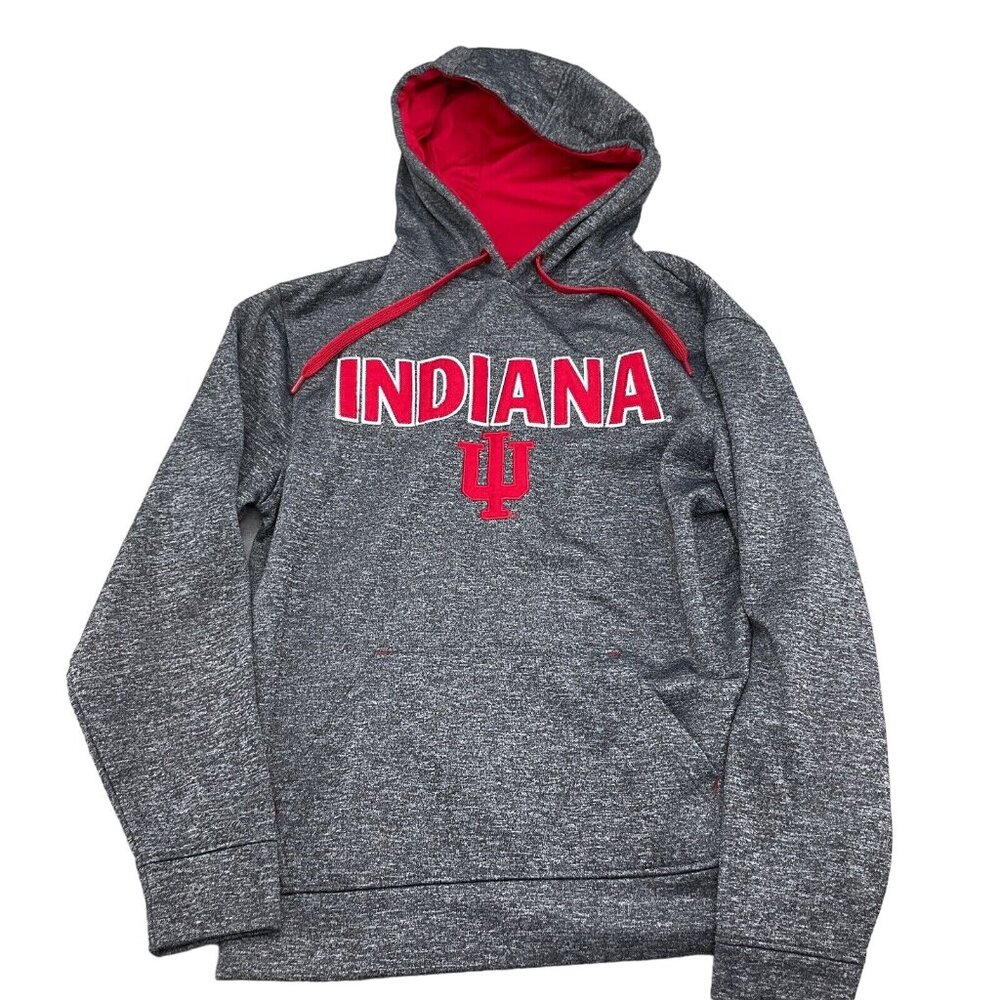 Top Of The‎ World Hoodie Adult Small Gray Red INDIANA Hoosiers Sport College
